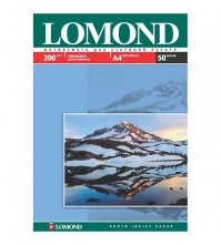 Бумага А4 для стр.принтеров LOMOND 200гр (50л) гл.одн.