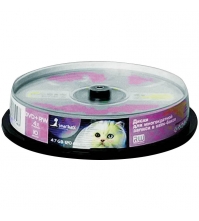 Диск DVD+RW 4.7Gb Smart Track 4x Cake Box (10шт)