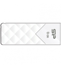 Память SiliconPower USB Flash  8GB USB 2.0 Ultima U03 белый